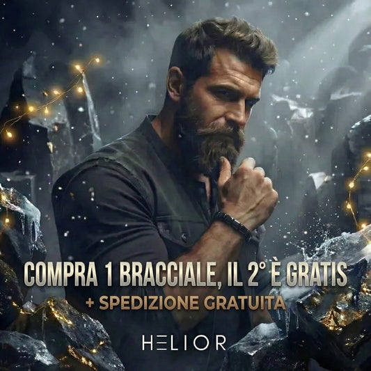 HELIOR - Braccialetto di ematite